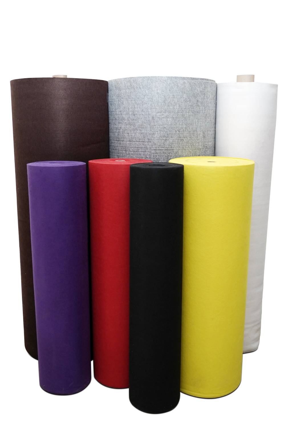 Industrial Non-Woven Needle Punched Felt Roll available in custom GSM, thickness and widths.